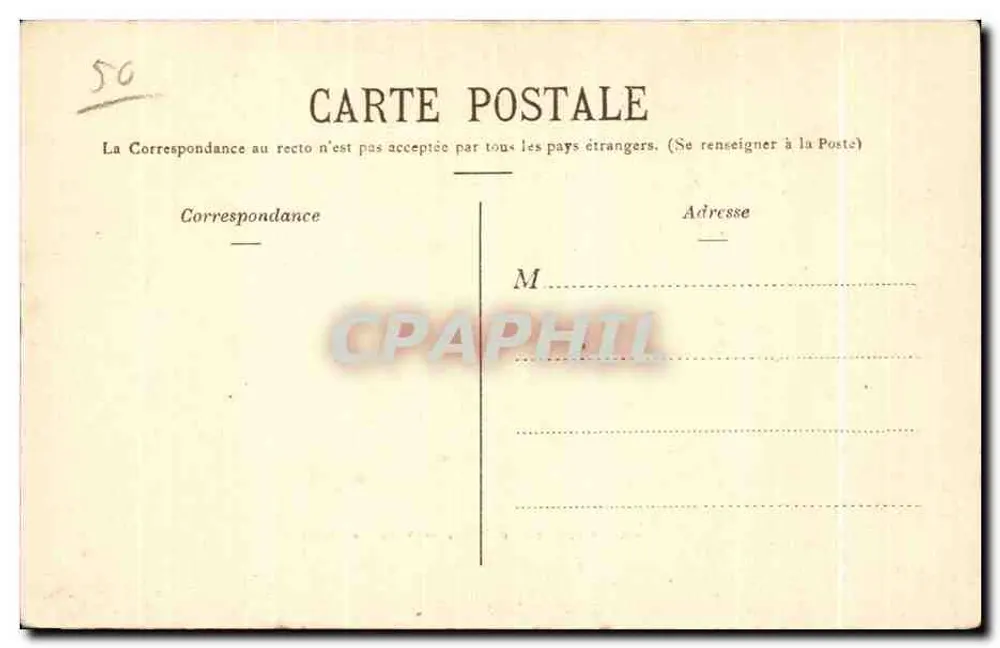 La Chapelle sur Vire — Vista del Sur — editor no identificado - Reverso