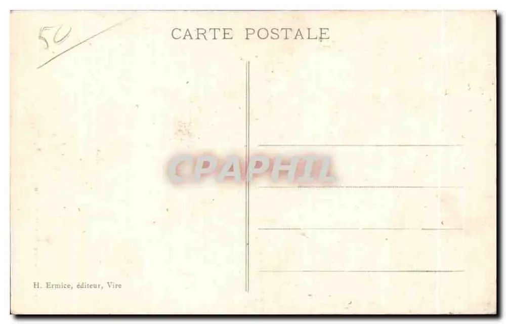 Twee kinderen — Normandië — H. Erniece, n°107 - Achterkant