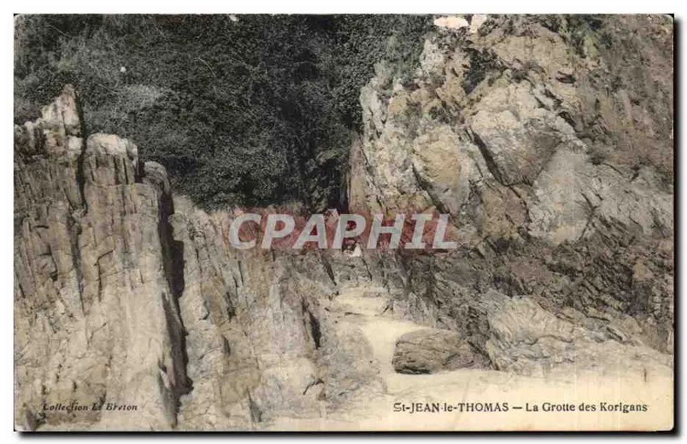 San Juan-le-Thomas — La Cueva de los Korigan — Colección Le Breton - Anverso
