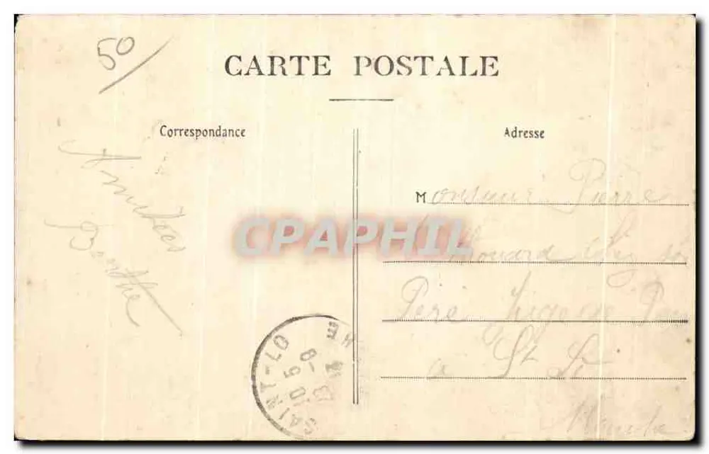La Chapelle-sur-Vire (Manche) — Der Weg des Lebens — Sammlung D'Ue Lemaizorter - Rückseite