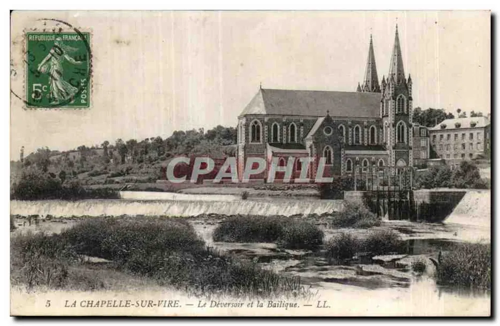 La Chapelle-sur-Vire — Der Spillway und die Bailique — LL. - Vorderseite