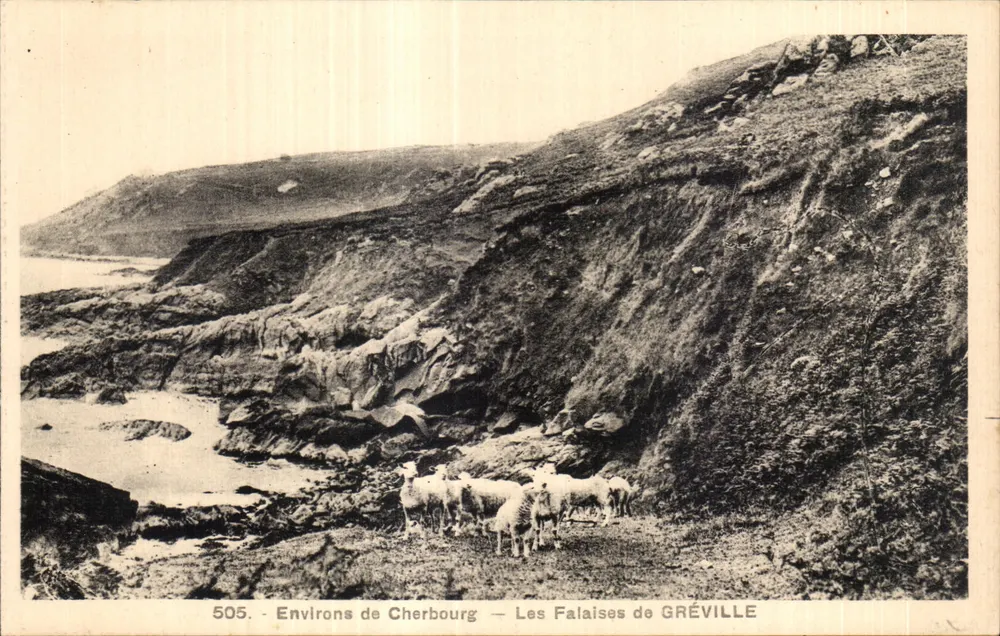 Die Klippen von GRÉVILLE — Umgebung von Cherbourg — n° 505 - Vorderseite