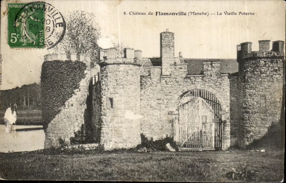 Schloss Flamanville (Manche) — Das Alte Torhaus — Verlag: Matinot, n°8 - Vorderseite