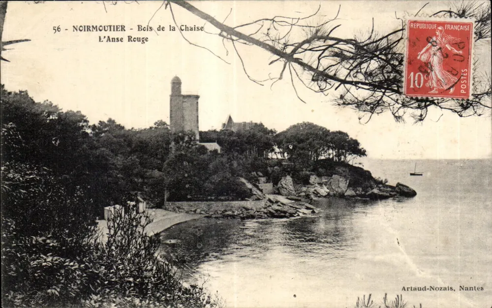 Noirmoutier - Beis de la Chaise - L'Anse Rouge — Artlaud-Nozais, Nantes, n°56 - Vorderseite