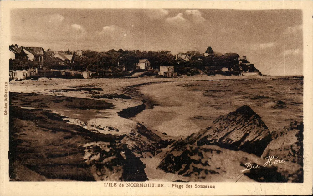 Die Insel Noirmoutier — Strand der Souzeaux — Éditions Dibamaun - Vorderseite
