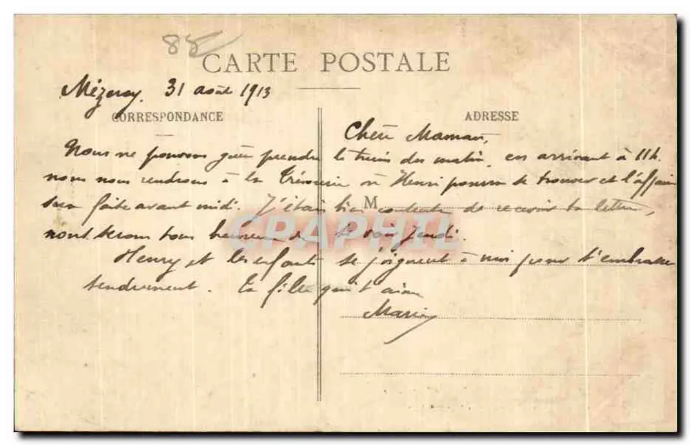 Noirmoutier - Bois de la Chaire, Seite des Cob — Artigaud-Nozaïs, Nr. 23 - Rückseite
