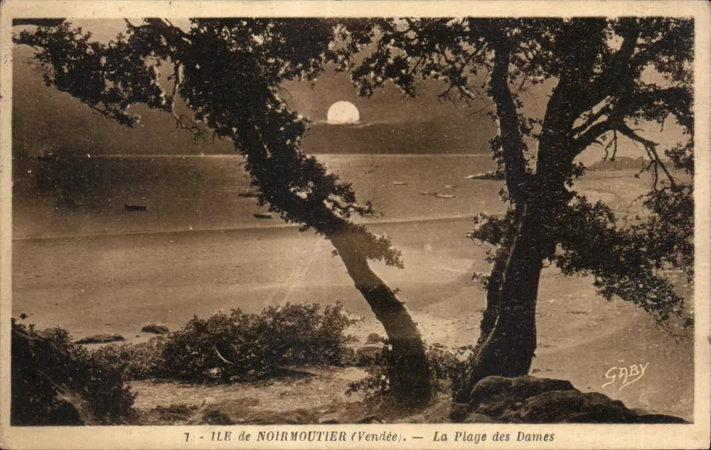 Ilha de Noirmoutier (Vendée) — A Praia das Senhoras — Gaby - Frente