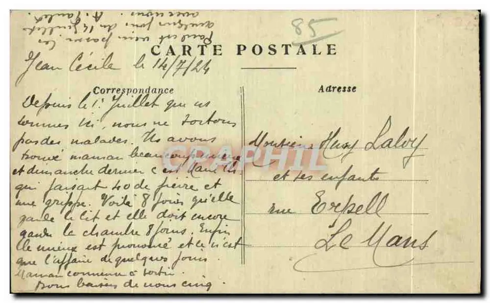 Insel Noirmoutier (Vendée) — Felsen der Sirene — Édition Marlin Bertrand, Noirmoutier - Rückseite
