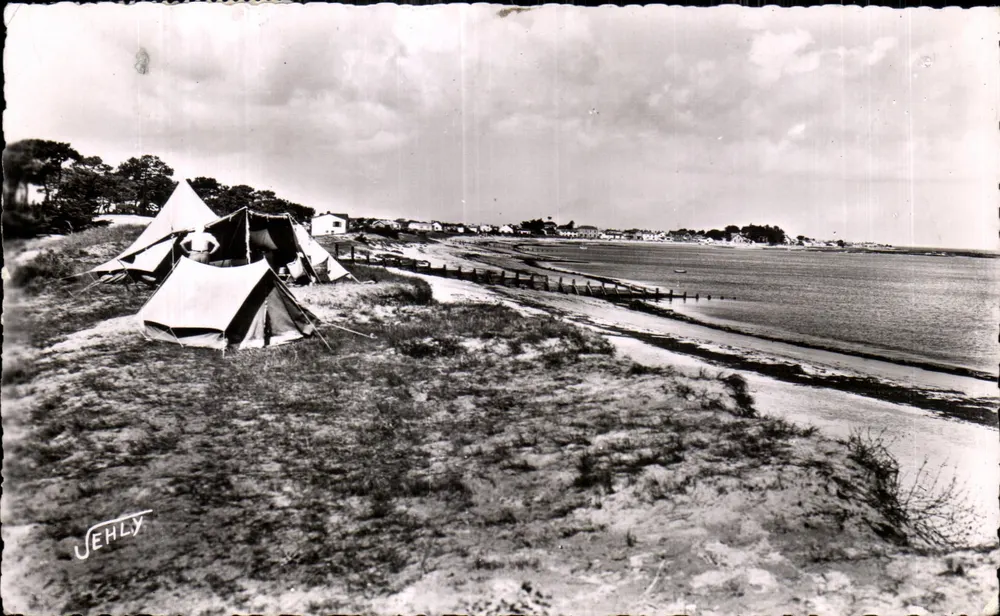 Camping na Duna da Claire — Ilha dos Monções — Éditions Jehly, n°206 - Frente