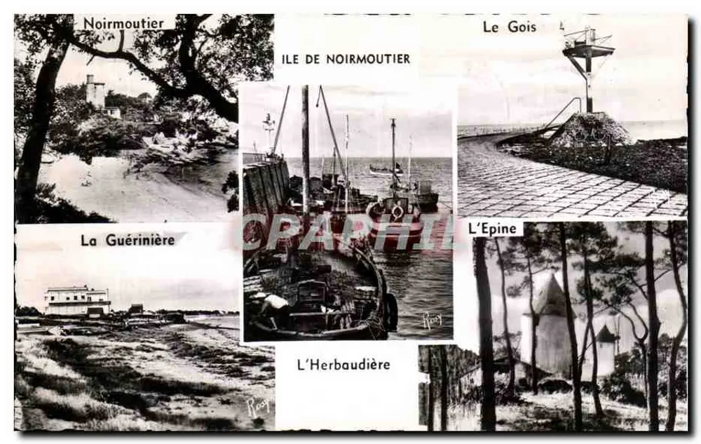 Insel Noirmoutier — Panoramablick — F. Chapeau, Nantes - Vorderseite