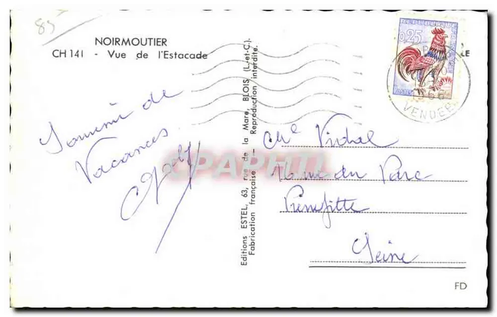 Pesca com vara — Estel — Edições Estel - Verso