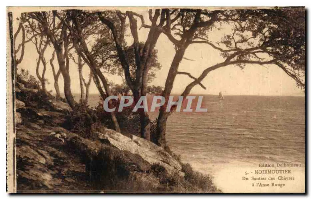 Noirmoutier - Von dem Schafspfad zum Roten Punkt — Édition Delhommeau, n°5 - Vorderseite