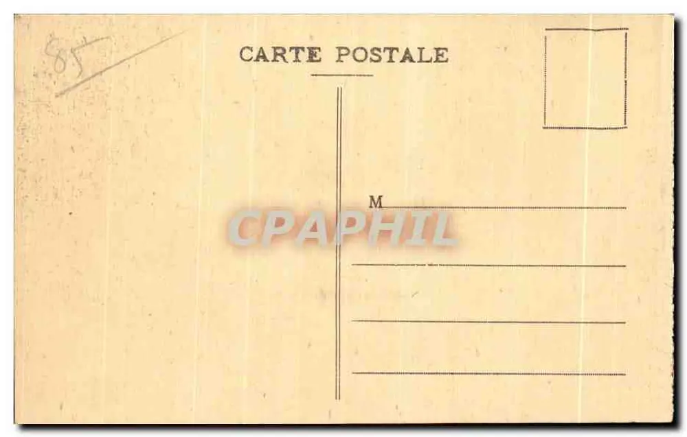 Noirmoutier - Avenida cerca de l'Anse Rouge — editor no identificado, n° de serie 7 - Reverso