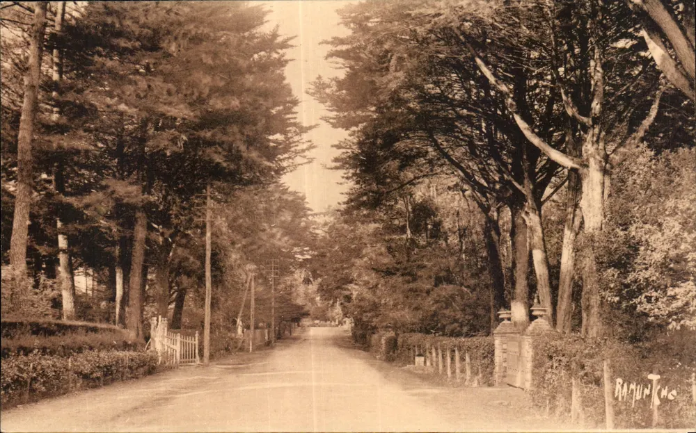 A Ilha de Noirmoutier — Avenida do Bosque de La Chaise — Edições Artísticas Raymonde Bergevin - Frente