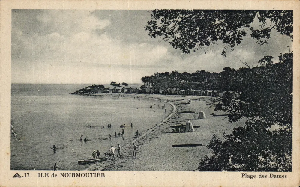 Ilha de Noirmoutier — Praia das Damas — CI DES ARTS PHOTOMÉCANIQUES - PARIS - Frente