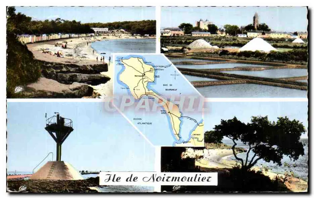 Ilha de Noirmoutier — vista panorâmica — REAL-PHOTO - Frente