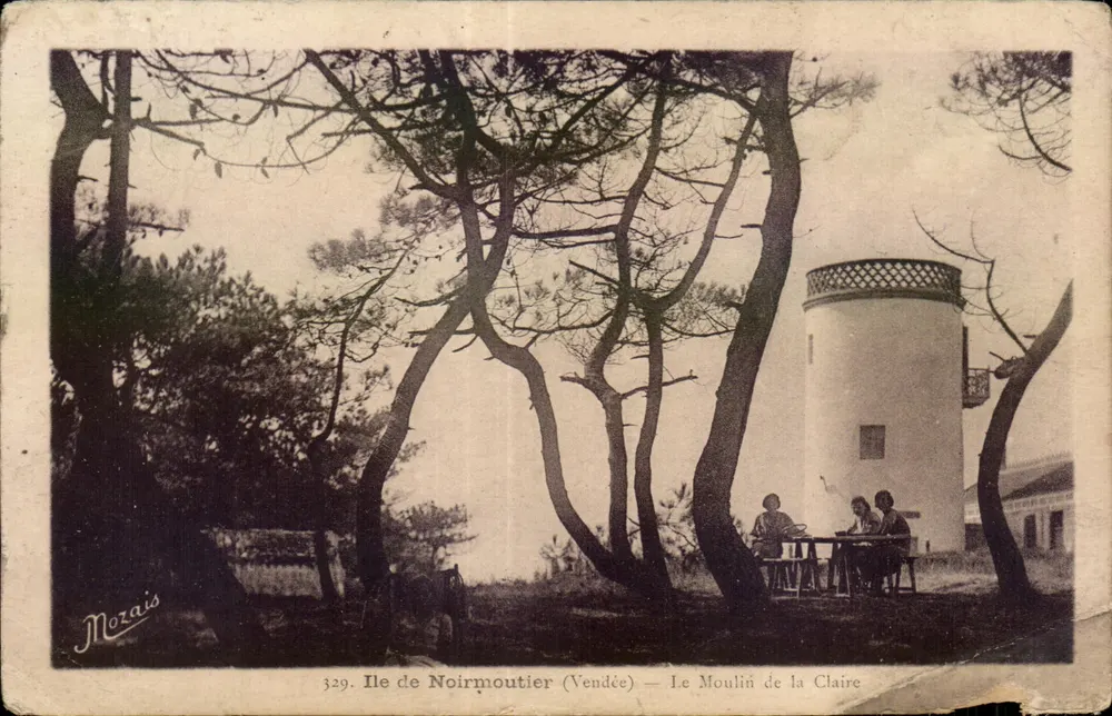 Insel Noirmoutier (Vendée) — Mühle von la Claire — Mozais, n°329 - Vorderseite