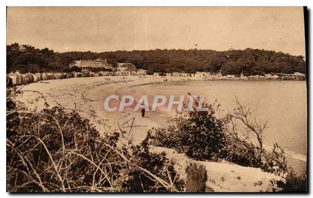 Insel Noirmoutier — Strand von Bois de La Chaise — Künstlerische Editionen Raymond Bergovin - Vorderseite