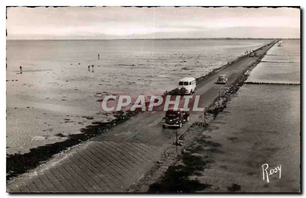 Ansicht der Insel Noirmoutier — Ebbe — Verlag F. Chapeau, Nantes - Vorderseite