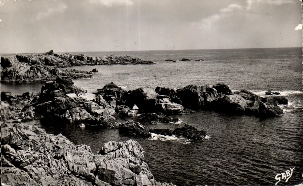 Ile d'Yeu — Wilde Küste und Pointe des Corbeaux — Editions GABY - Vorderseite