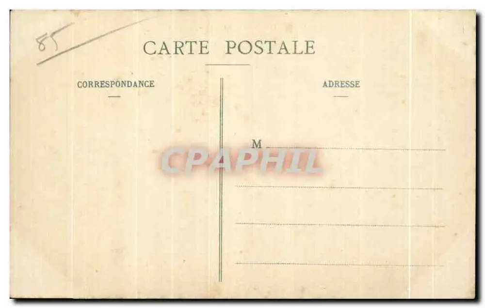 Les Sables-d'Olonne - Der Große Casino — Lucien Arnaud, Nr. 1332 - Rückseite