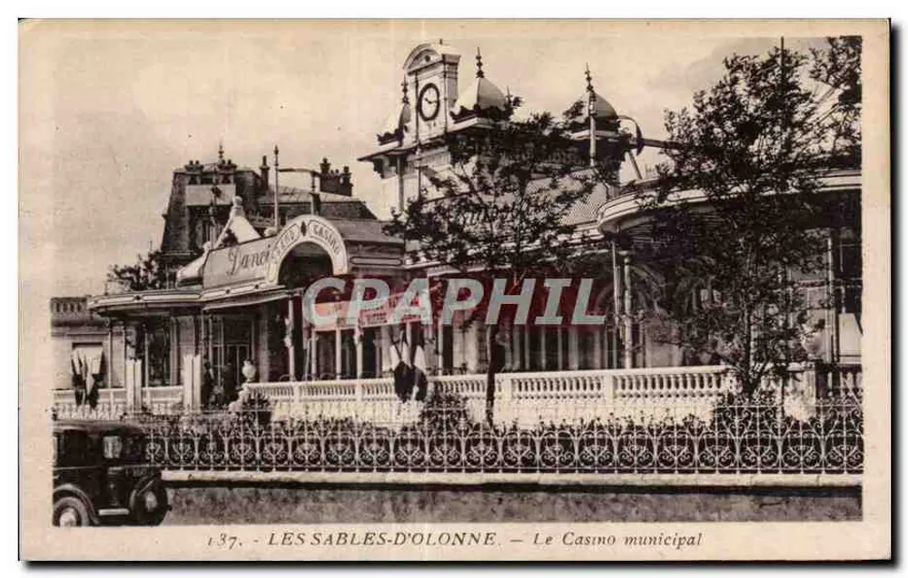 Les Sables-d'Olonne — Das Kommunale Kasino — Verlag: L'Anceau, n° 137 - Vorderseite