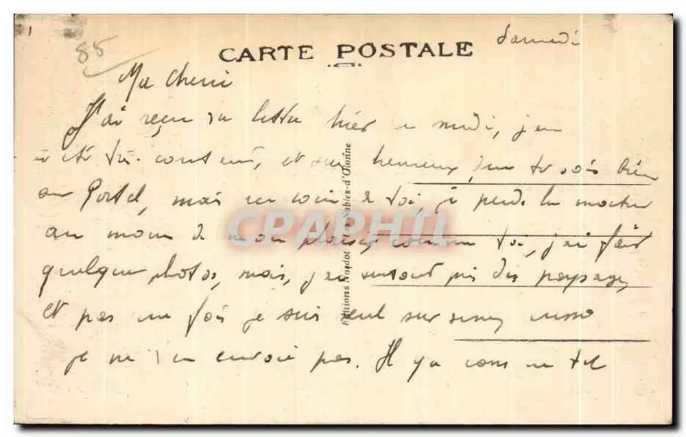 Les Sables-d'Olonne — Das Kommunale Kasino — Verlag: L'Anceau, n° 137 - Rückseite