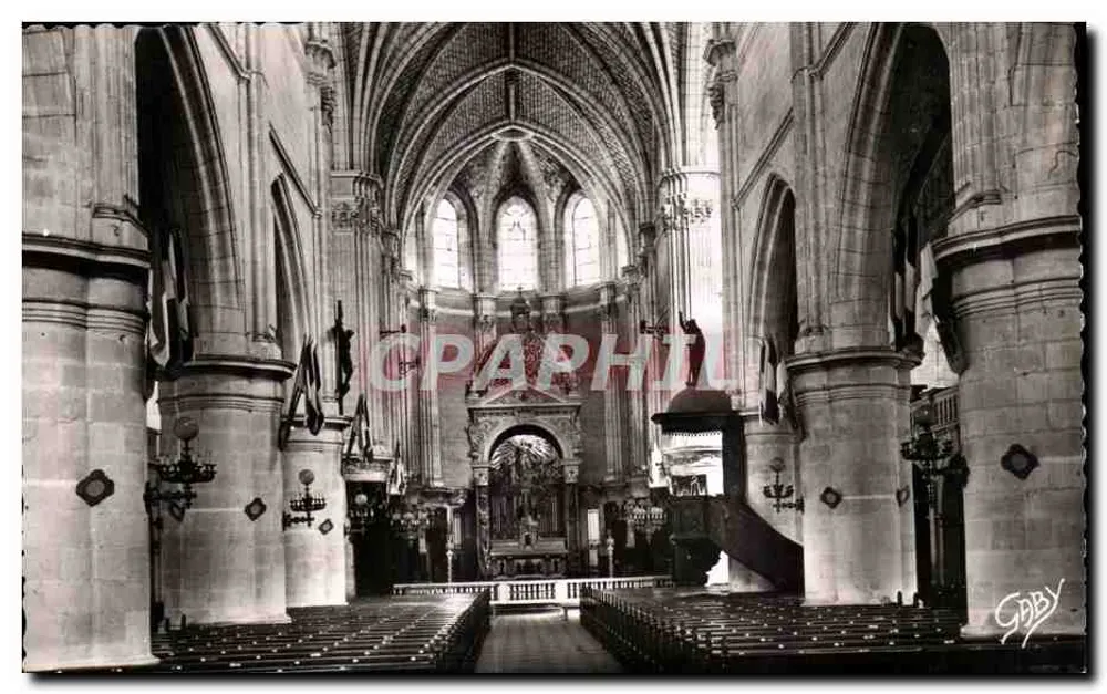 Innenansicht der Kathedrale Notre-Dame de Bon Port — Les Sables-d'Olonne (Vendée) — Éditions Gaby - Vorderseite