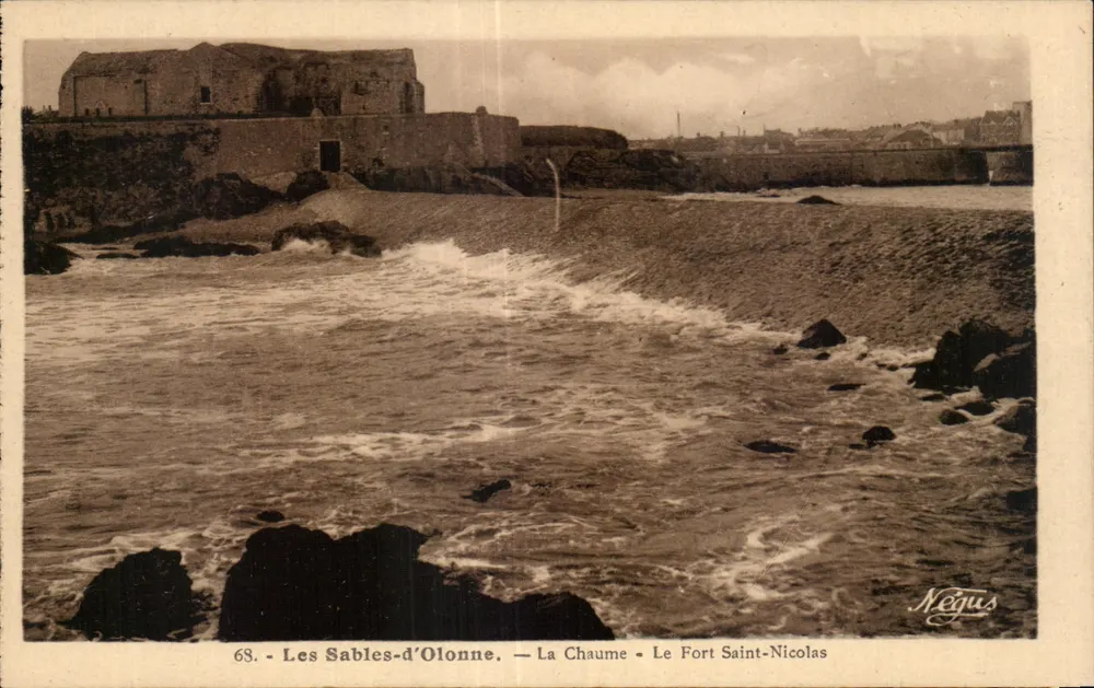 Les Sables-d'Olonne — La Chaume — Fort Saint-Nicolas — Neigus - Vorderseite