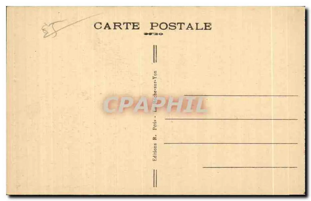 Les Sables-d'Olonne — Eine Sablaise auf Spaziergang — Néguis, Nr. 128 - Rückseite