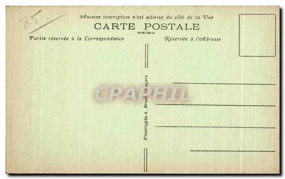 Les Sables-d'Olonne (Vendée) — Sablaise — A. B. - Verso