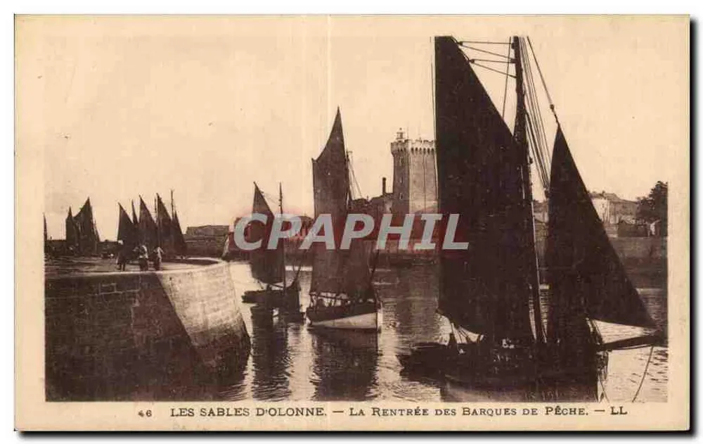 Les Sables d'Olonne — Die Rückkehr der Fischerboote — LL - Vorderseite