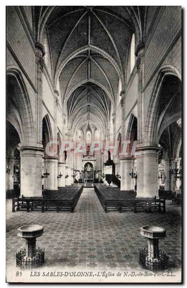 Les Sables-d'Olonne — Kirche N.D. de Bon-Port — n°83 - Vorderseite