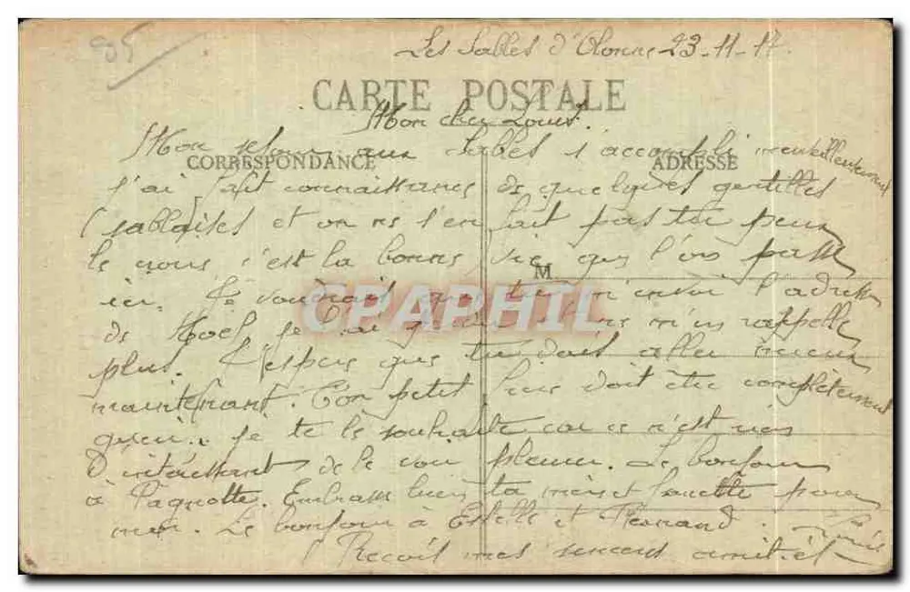 Frau im Badeanzug — 'Mein Blick zum Abwesenden' — Sammlung Lucefou Amiaud, Les Sables-d'Olonne, N° 6074 - Rückseite