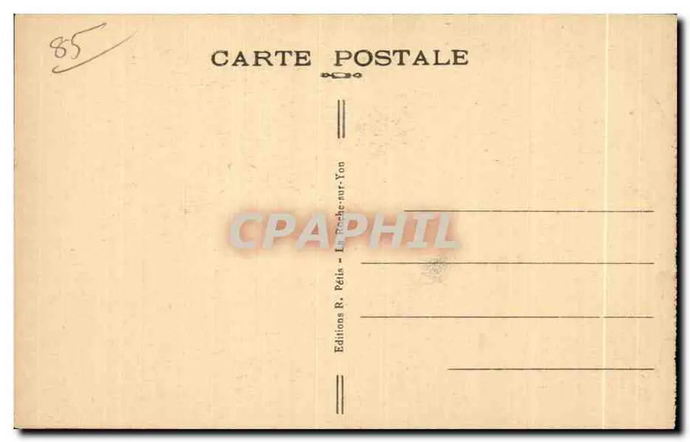 Les Sables-d'Olonne — Eine grazile Sablaise — Néigus - Rückseite
