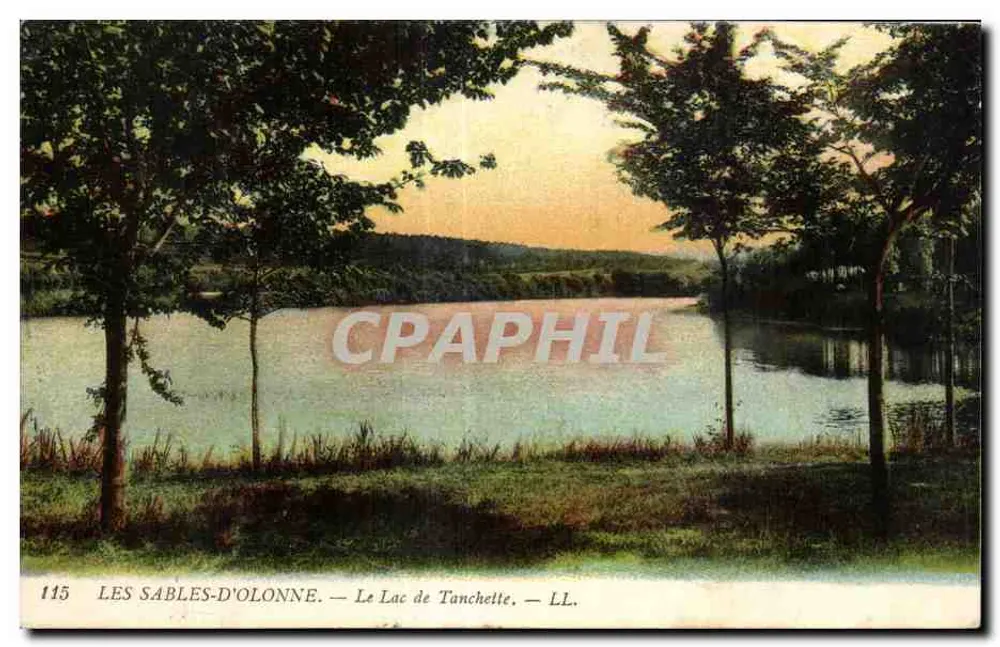 Les Sables-d'Olonne — Jezioro Tinchette — LL. n°115 - Awers
