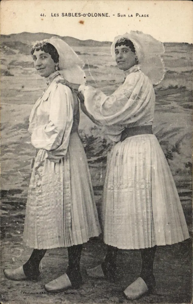 Les Sables-d'Olonne — Auf der Strand — Fotograf Yasseiller, Martigues - Vorderseite