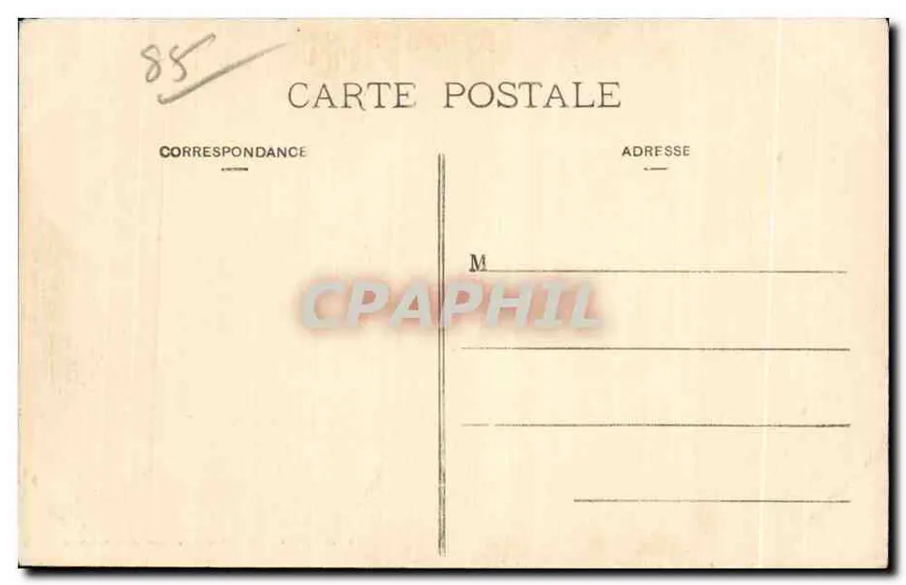 Les Sables-d'Olonne — Sturmflut am Damm — Vincent Le Bilhan, Les Sables - Rückseite