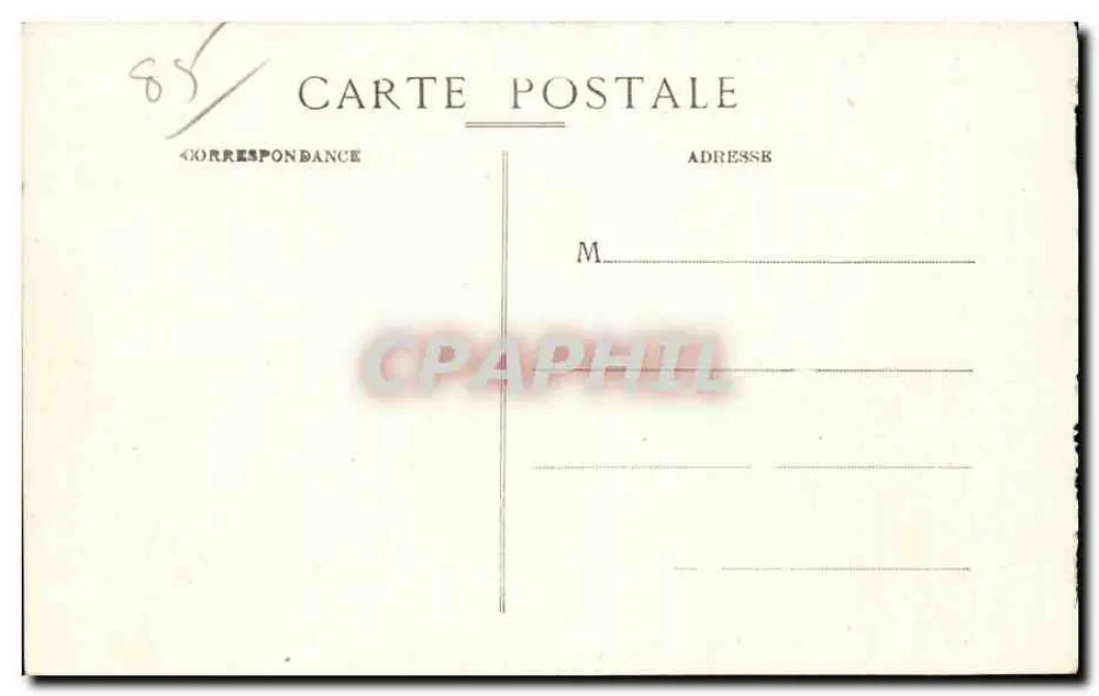 Les Sables-d'Olonne — Sardinenfischerei — Rückkehr der Boote — Lucien Amara - Rückseite