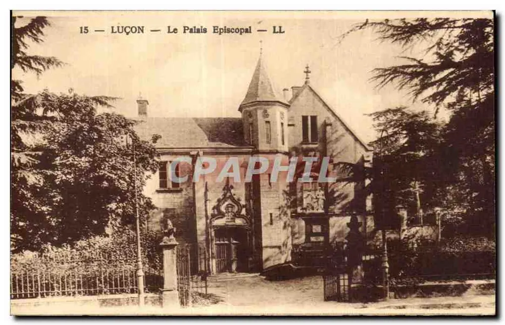 Luçon — O Palácio Episcopal — LL - Frente