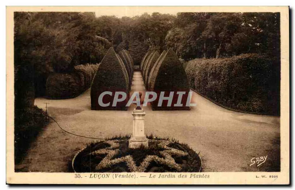 Luçon (Vendée) — Het Plantentuin — Editie Gaby - Voorkant