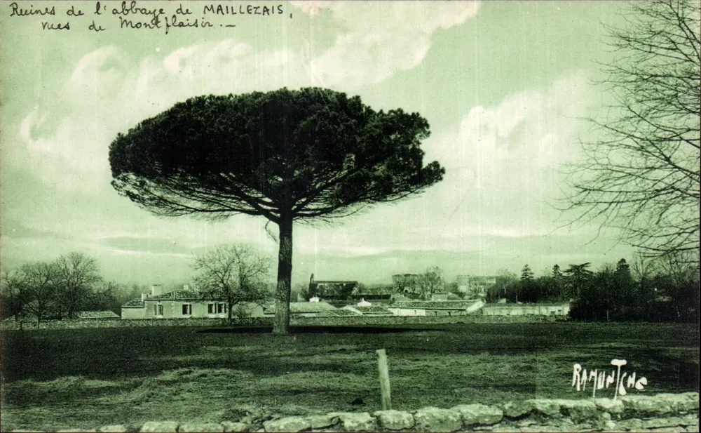 Ruinen der Abtei MAILLEZAIS — Ansichten von Montplaisir — Raymond Bergewin Künstlerische Editionen, La Rochelle - Vorderseite
