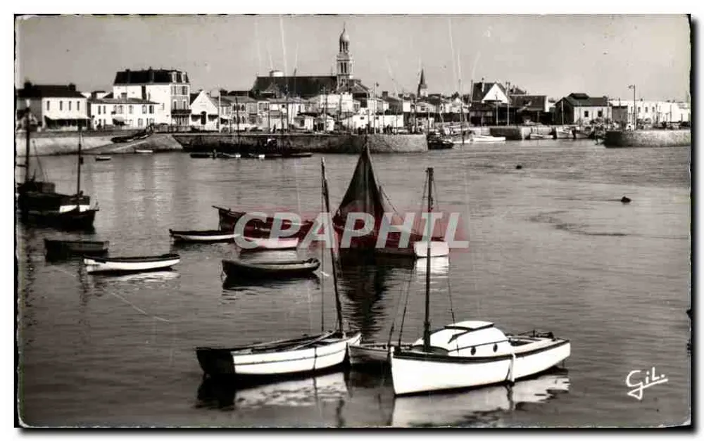 Croix-de-Vie (Vendée) — Vista do Porto — Edições Gil-Gutteny - Frente