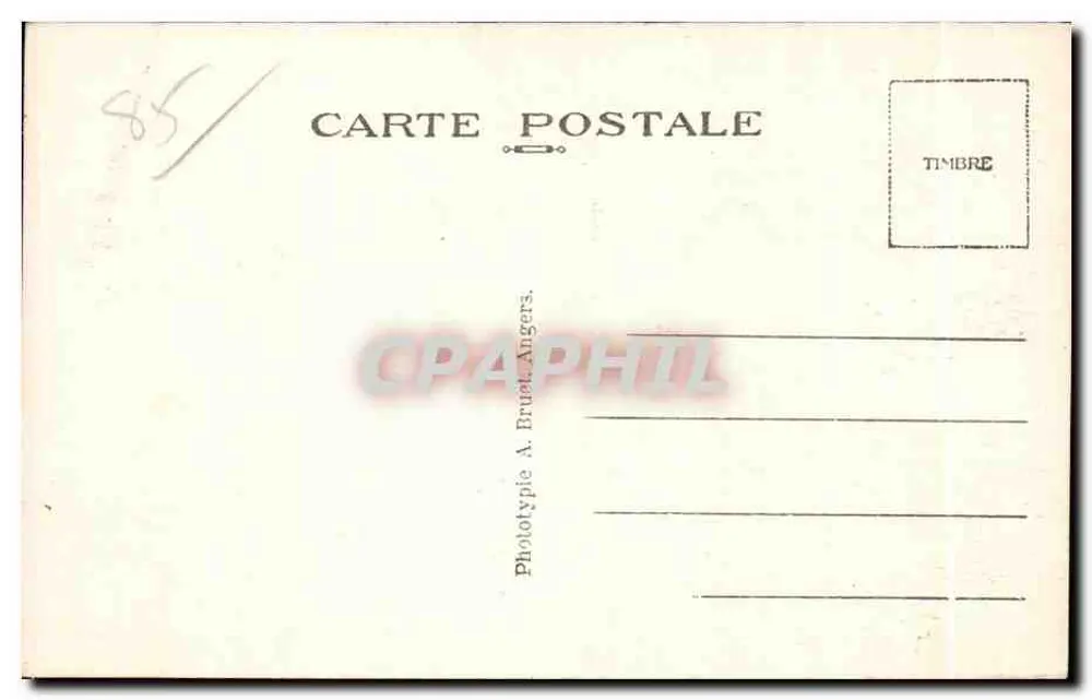 Croix-de-Vie (Vendée) — Die Kleine Sablaise — A. B. - Rückseite