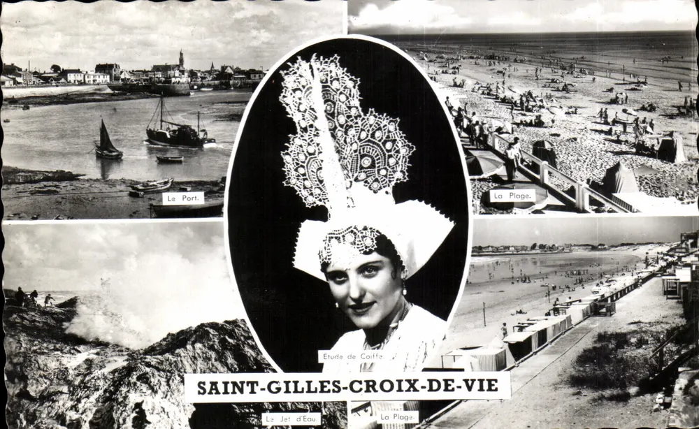 Saint-Gilles-Croix-de-Vie — vista panorâmica — Edições Gaby, Nantes - Frente
