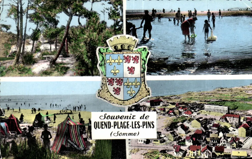 Quend-Place-les-Pins — Erinnerung an Quend-Place-les-Pins (Somme) — Héliocolor - Vorderseite