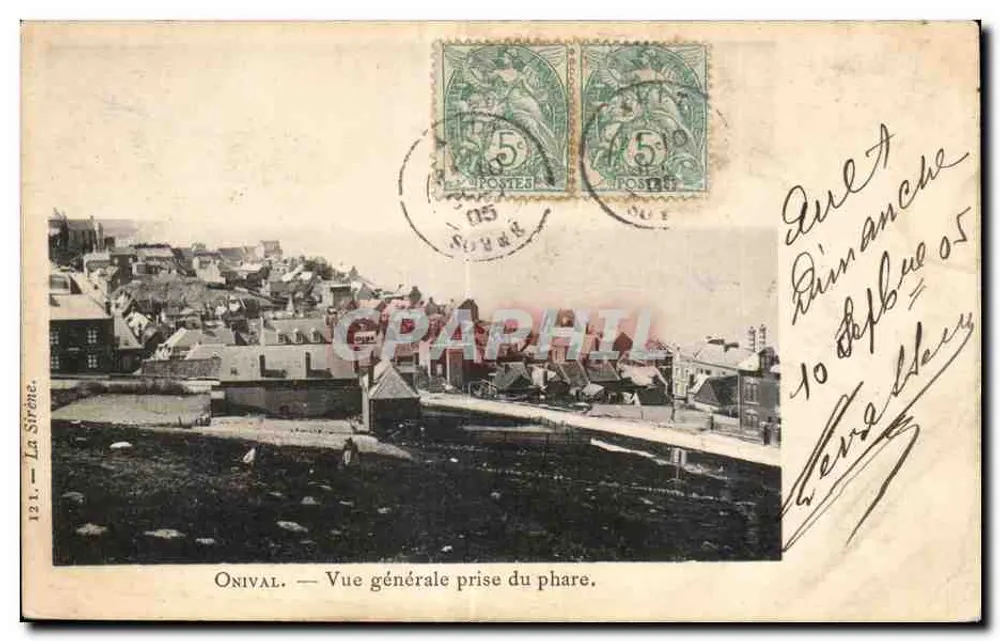 Onival — Vista geral tirada do farol — La Sirene, n°121 - Frente