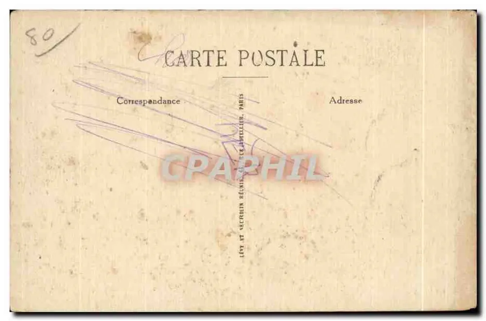 Mers-les-Bains — La Plage et les Villas — Éditeur L.E. — N° 96 - Rückseite