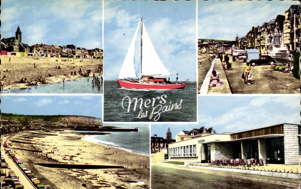 Mers-les-Bains — Panoramablick — Editions « La Cigogne » - Vorderseite