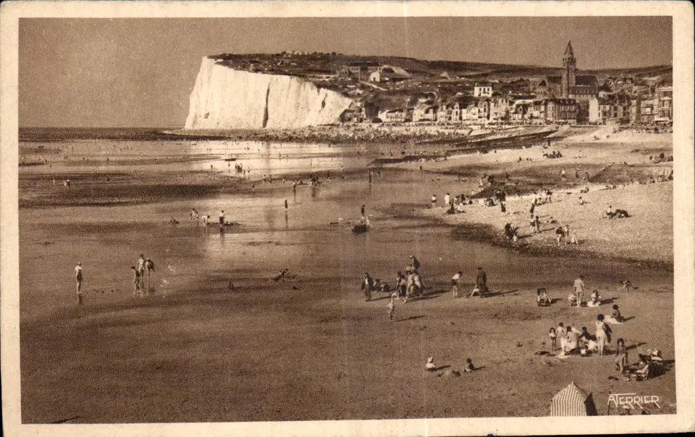 Mers-les-Bains — A Praia de Areia Fina — A. Terrier, n° 5140 - Frente
